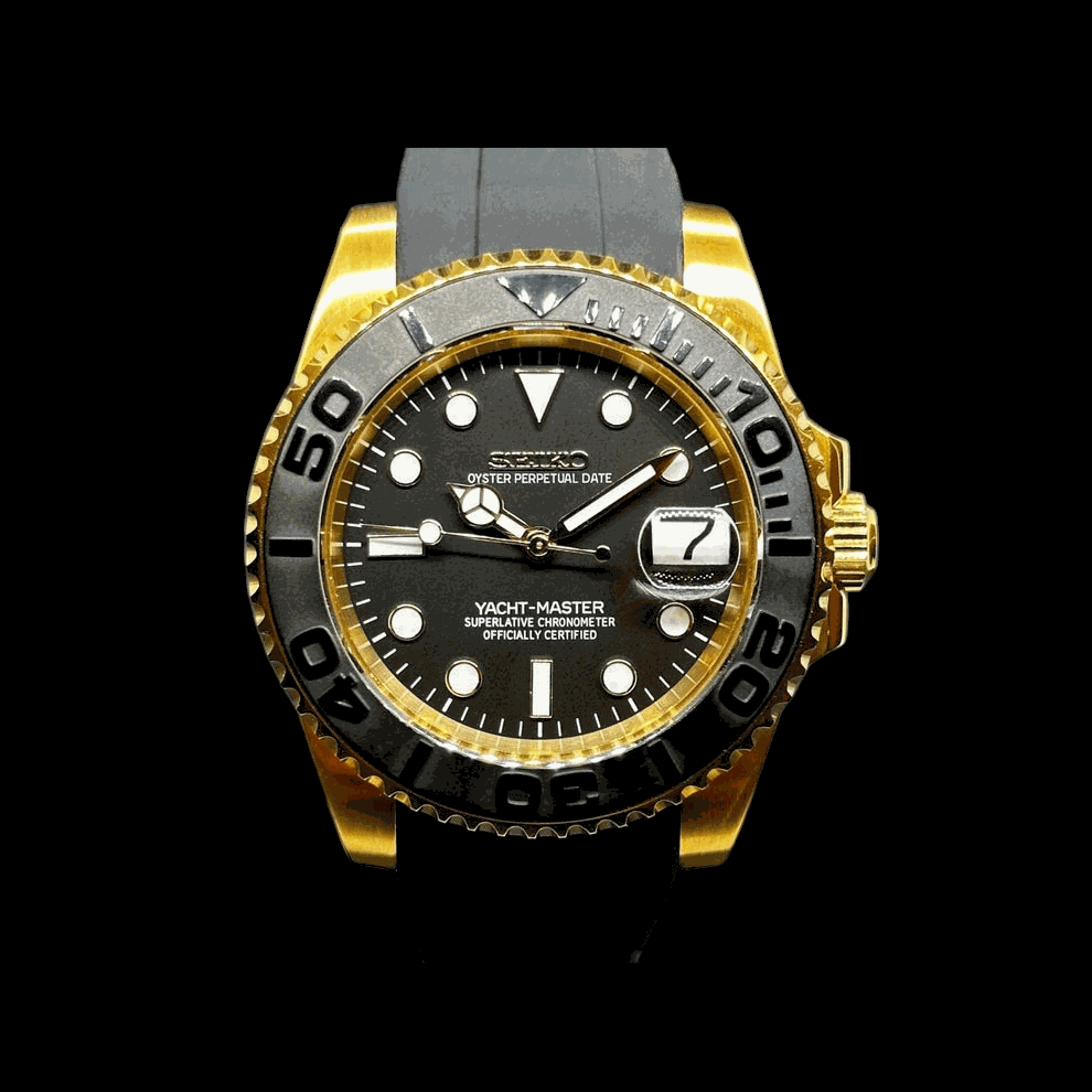 Modded Seiko Black Gold Seikomaster Diver Series - MODTIME