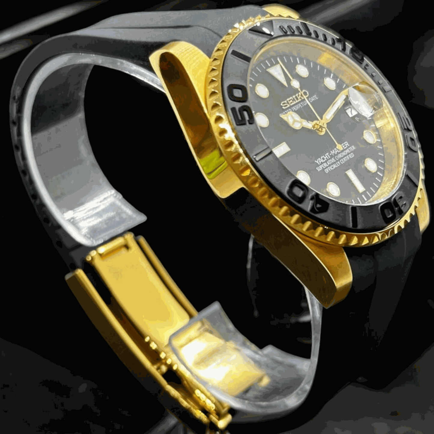 Modded Seiko Black Gold Seikomaster Diver Series - MODTIME