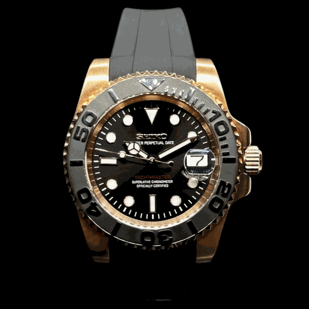 Modded Seiko Black Gold Seikomaster Diver Series - MODTIME