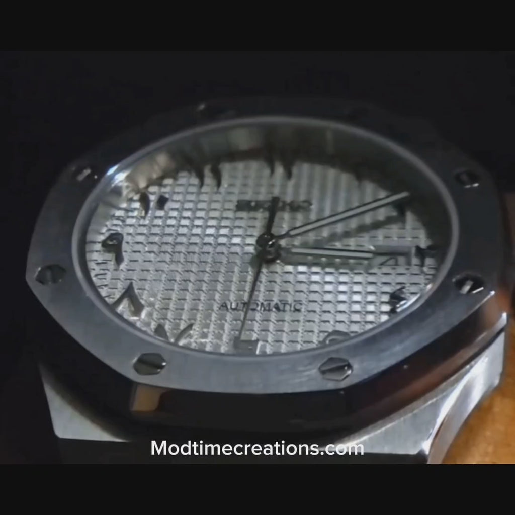 Modded Seiko Heritage "O" Chronograph Sterile Series - Modtime