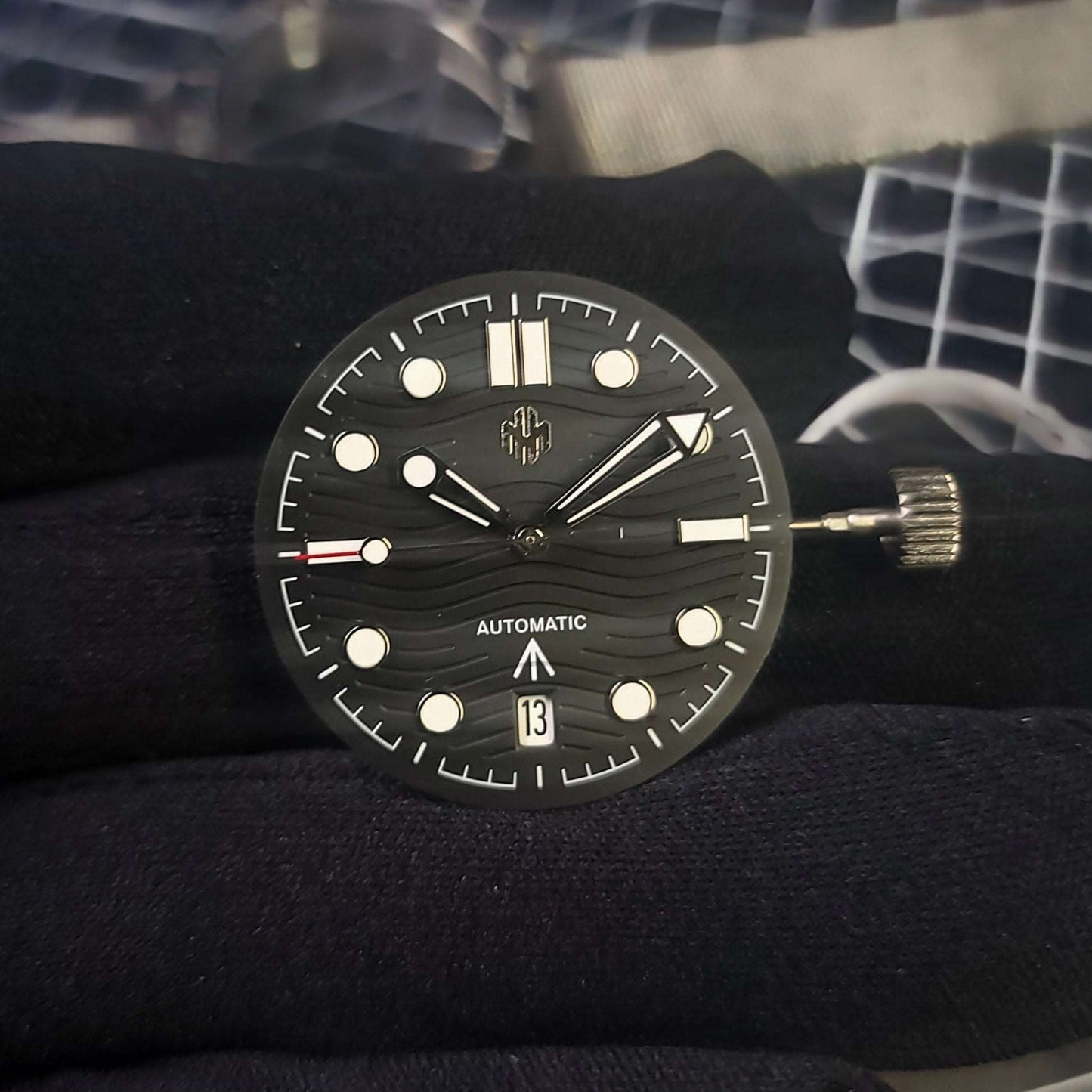 Seiko Mod Black Dial Spectre 007 Sea Master Homage - Signature Series - MODTIME