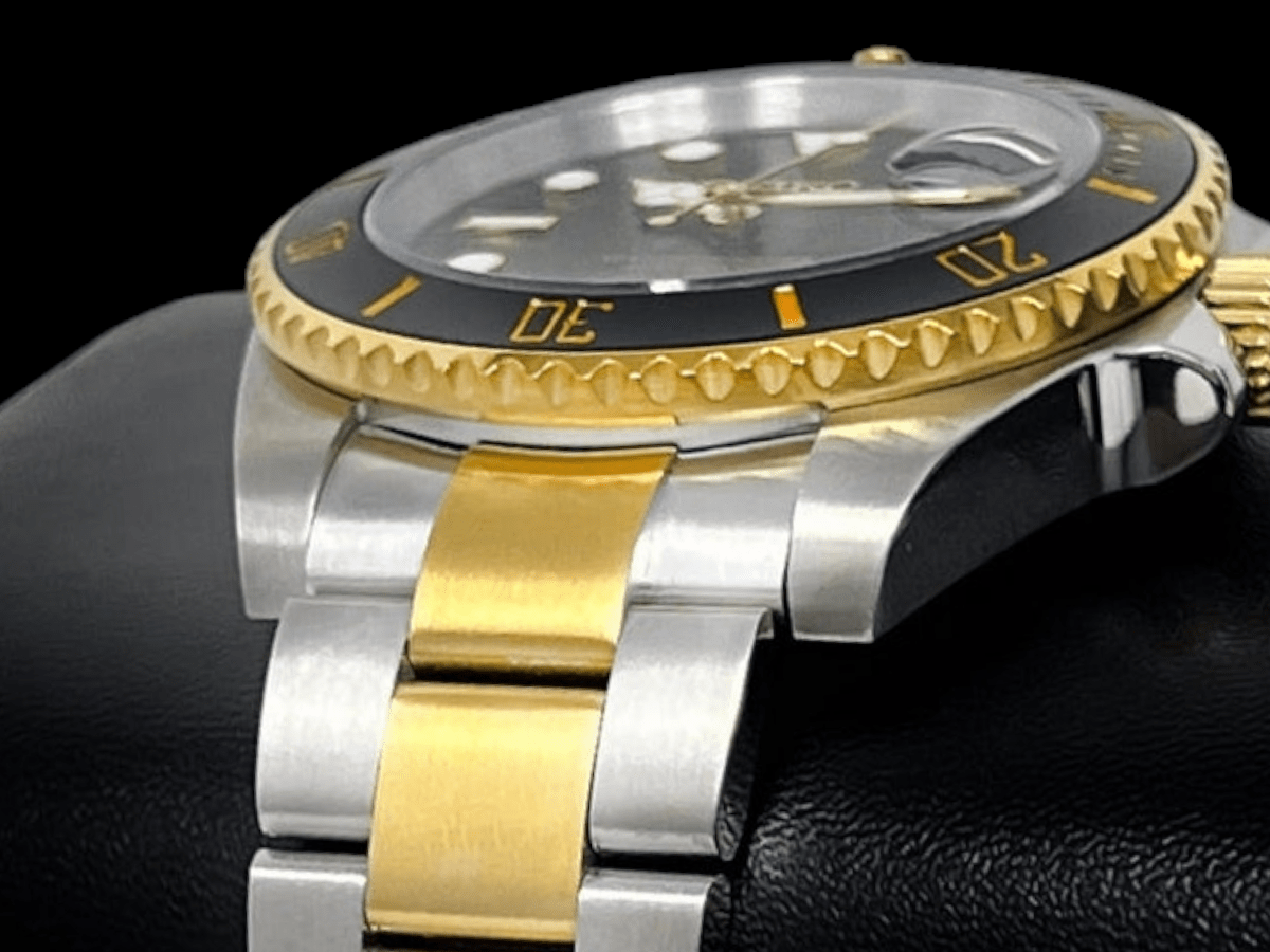 Seiko Mod Black Gold Two - Tone Seikomariner Diver Series - MODTIME