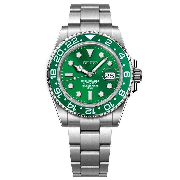 Seiko Mod Green Seikomariner " Hulk " Series Collection - MODTIME