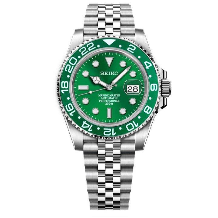 Seiko Mod Green Seikomariner " Hulk " Series Collection - MODTIME