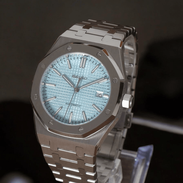 Seiko Mod Heritage "O" aka Seiko Oak Series - Baby Blue - MODTIME