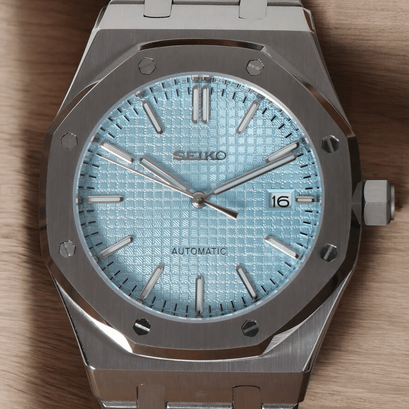 Seiko Mod Heritage "O" aka Seiko Oak Series - Baby Blue - MODTIME