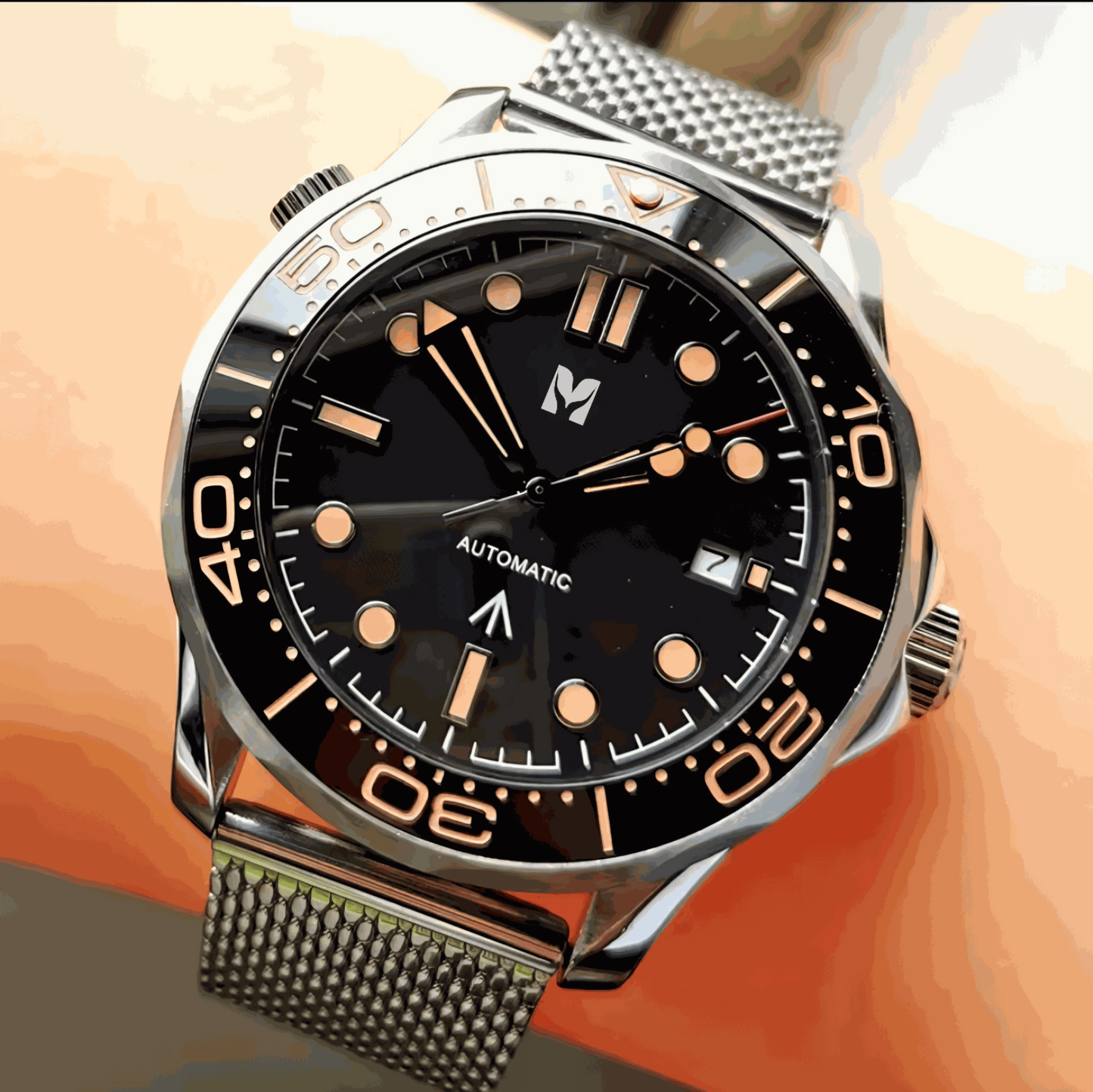 Seiko Mod Seamaster Homage Black Dial: Dive into Classic Style - MODTIME