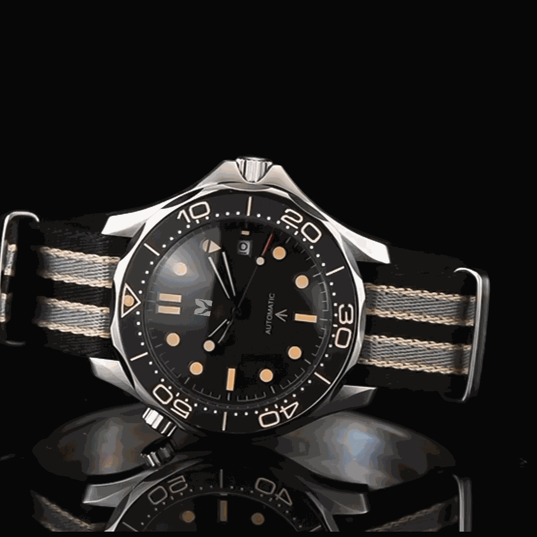 Seiko Mod Seamaster Homage Black Dial: Dive into Classic Style - MODTIME