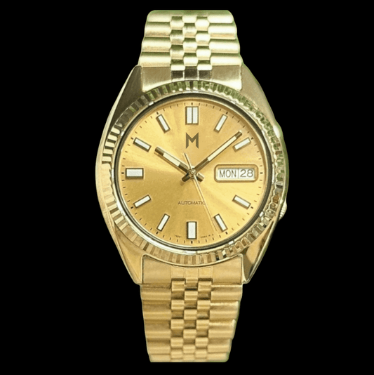 Seiko Mod SeikoJust Gold S5 Dial - Elegant Design - Modtime - MODTIME