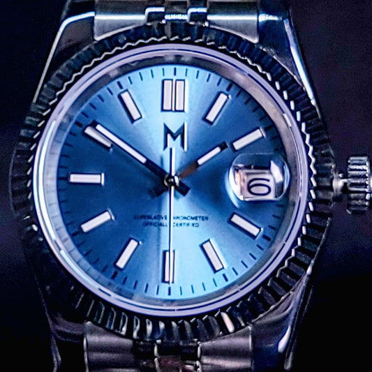 Seiko Mod SeikoJust Sky Blue Dial - Modtime - MODTIME