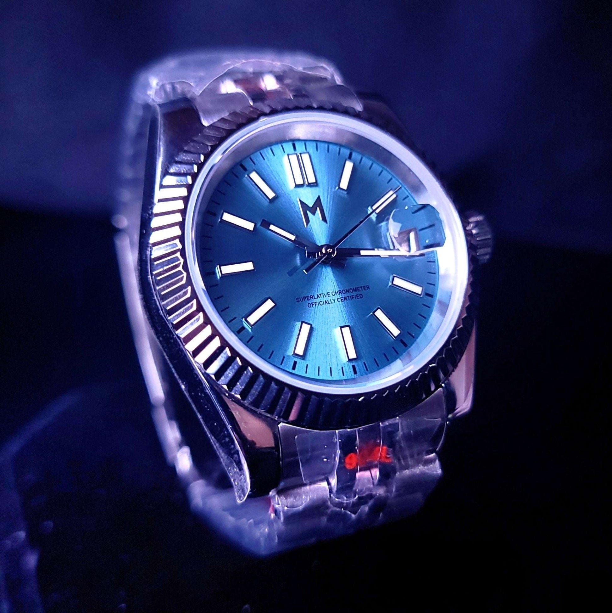 Seiko Mod SeikoJust Sky Blue Dial - Modtime - MODTIME