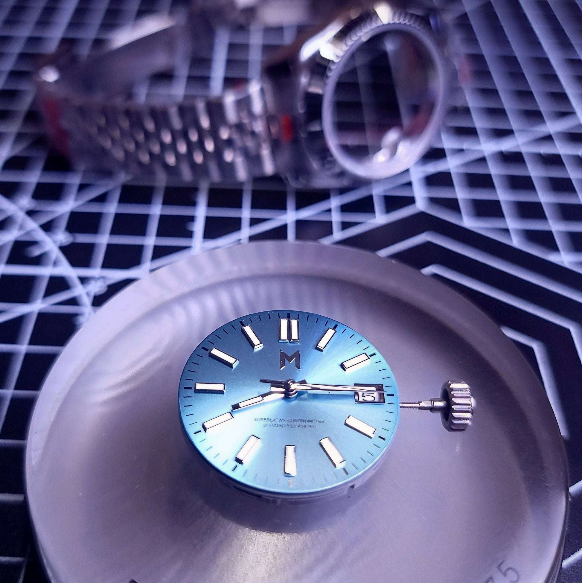 Seiko Mod SeikoJust Sky Blue Dial - Modtime - MODTIME