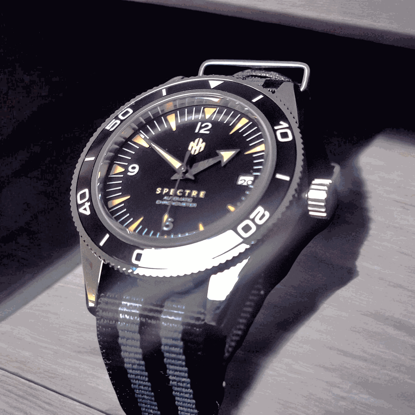 Seiko Mod Spectre 007 Homage Black Dial: Dive into Classic Style - MODTIME