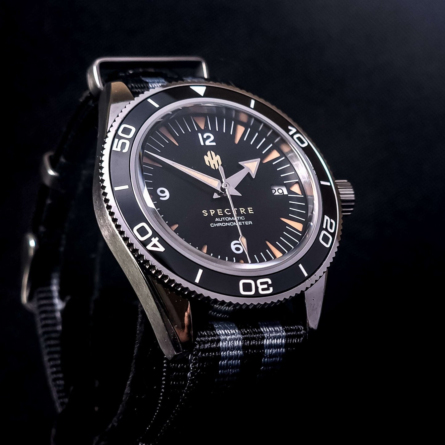 Seiko Mod Spectre 007 Homage Black Dial: Dive into Classic Style - MODTIME