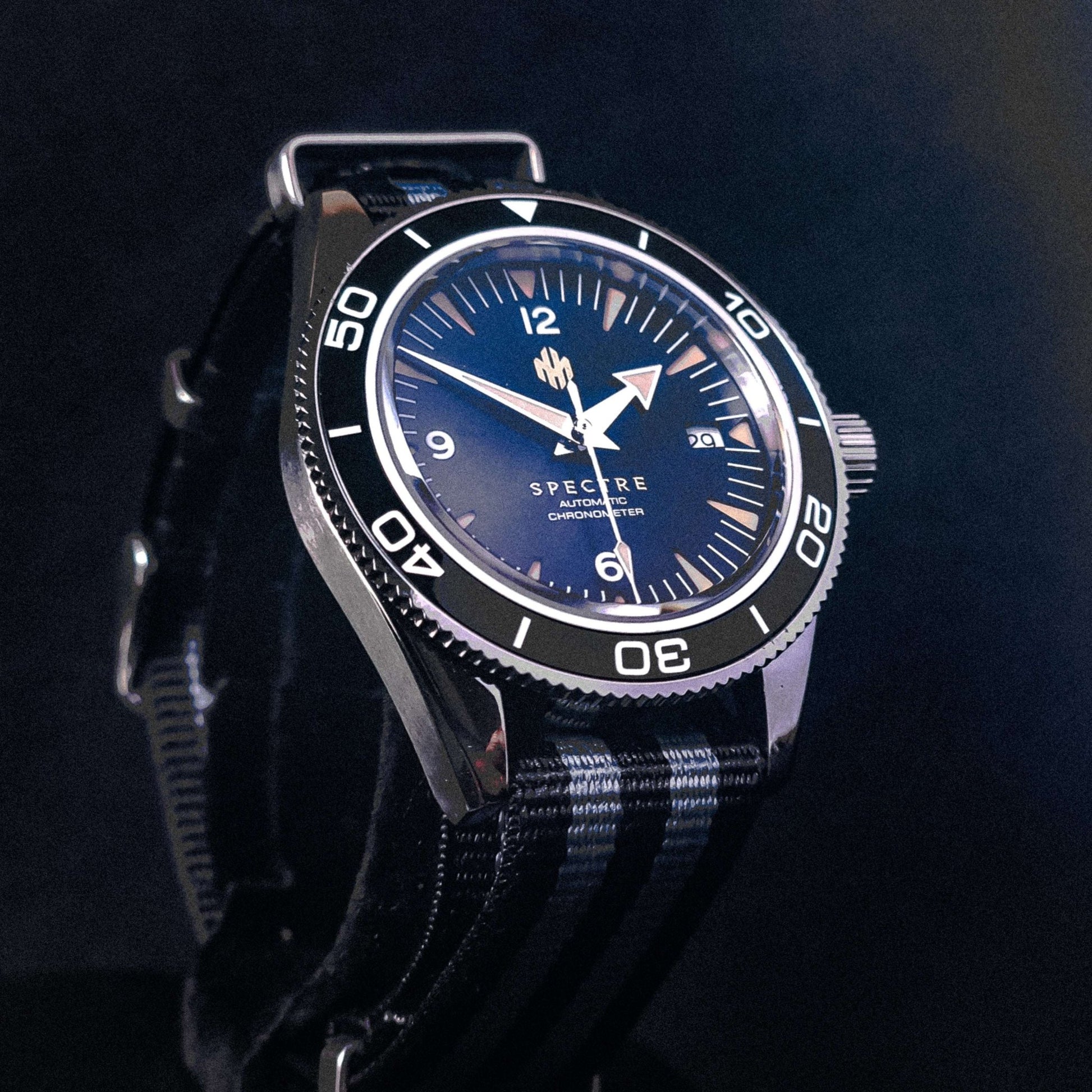 Seiko Mod Spectre 007 Homage Black Dial: Dive into Classic Style - MODTIME