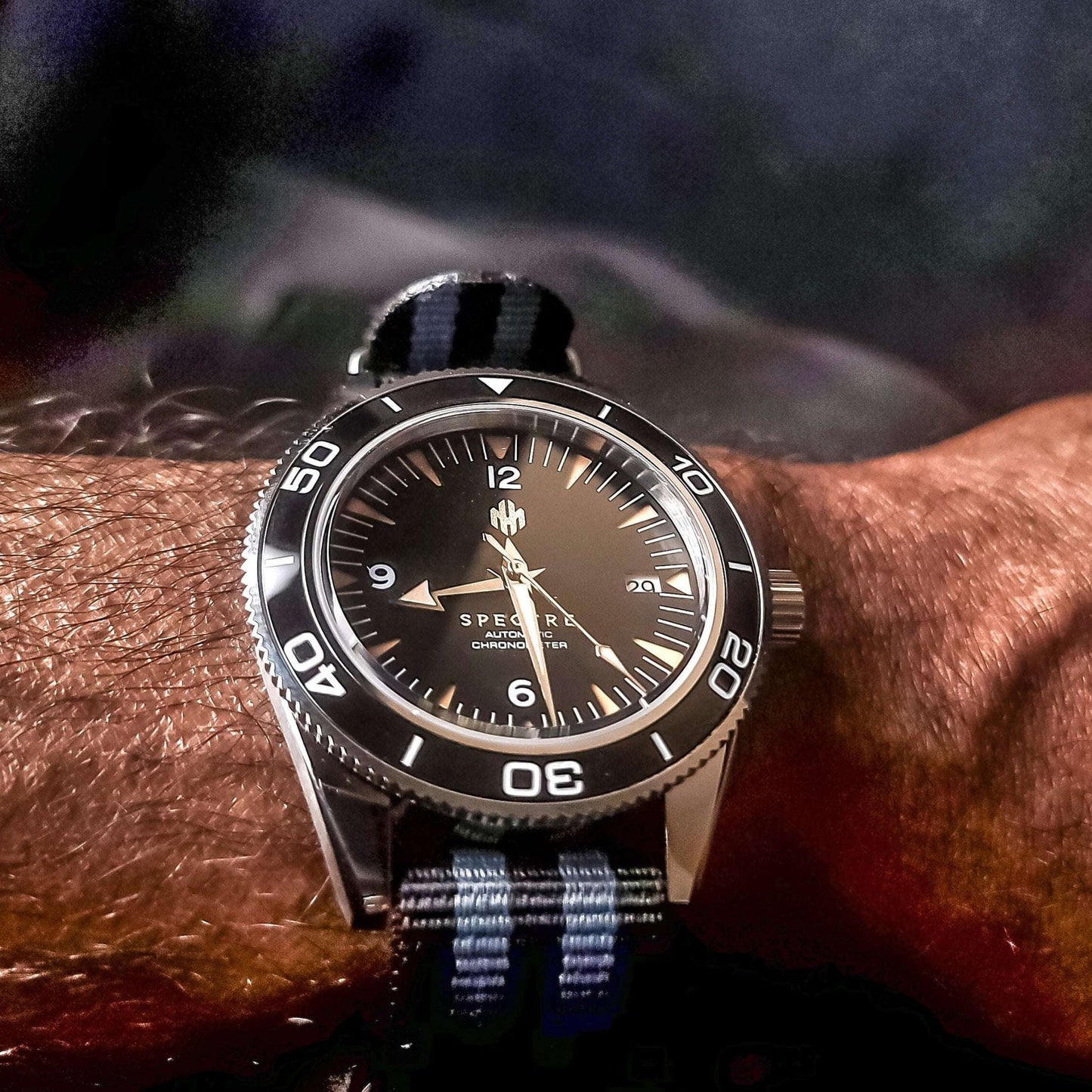 Seiko Mod Spectre 007 Homage Black Dial: Dive into Classic Style - MODTIME