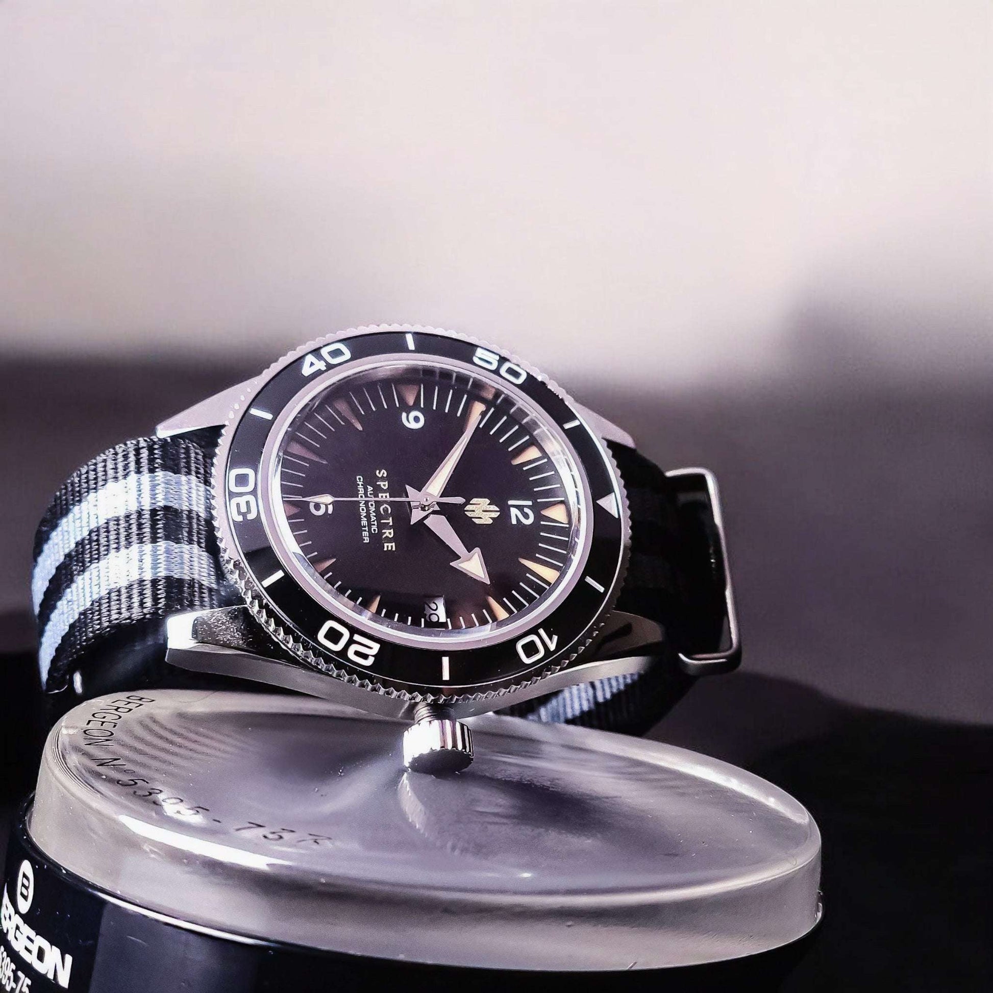 Seiko Mod Spectre 007 Homage Black Dial: Dive into Classic Style - MODTIME