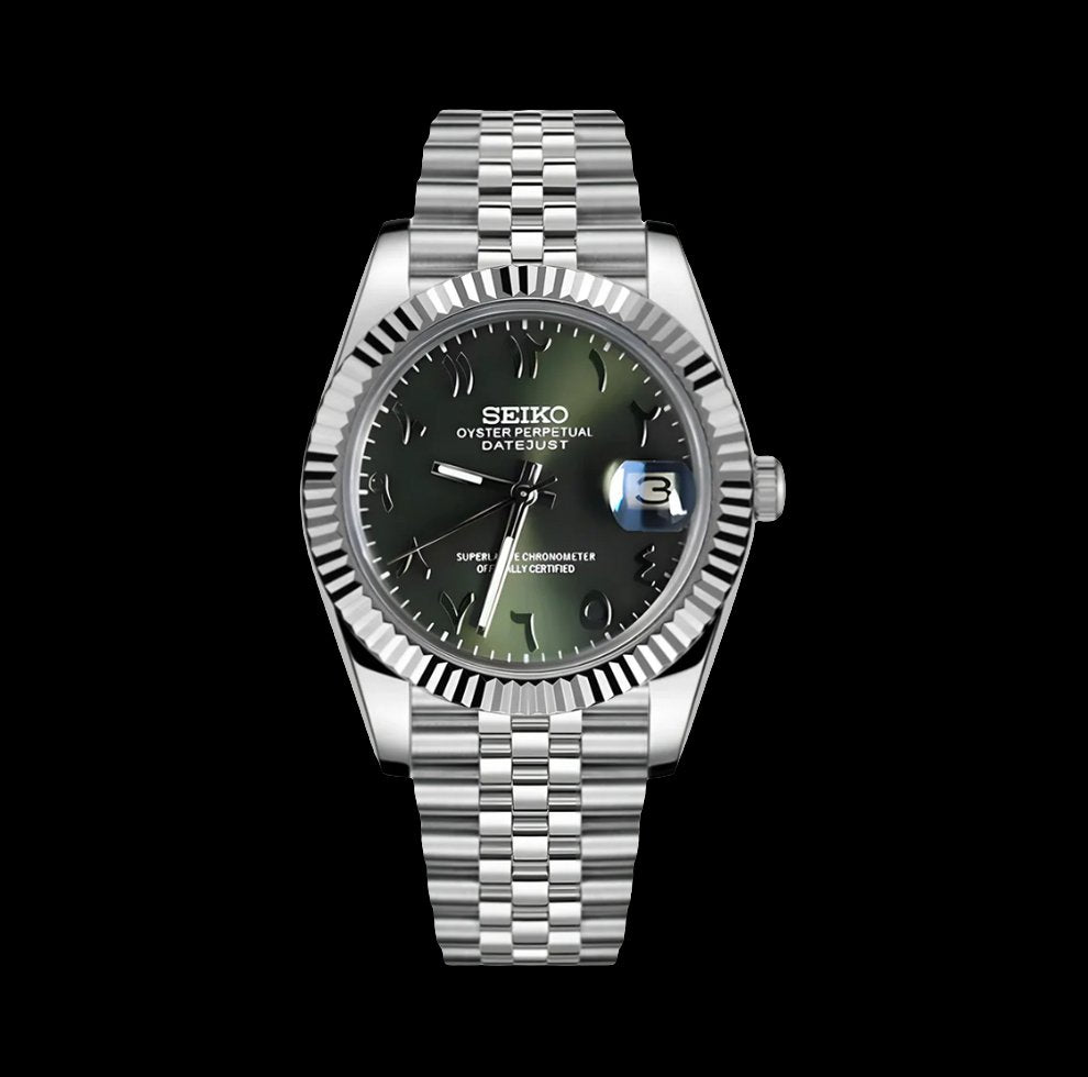 Seiko Mod DateJust Homage Arabic Dial Series - Modtime