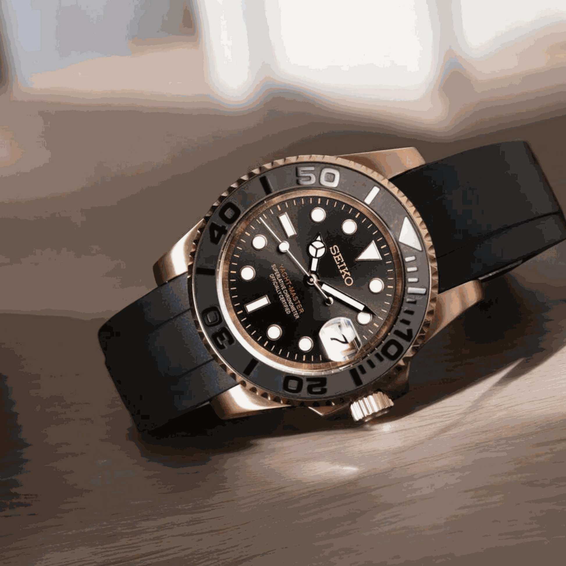 Modded Seiko Silver Seikomaster Diver Series - Modtime - MODTIME