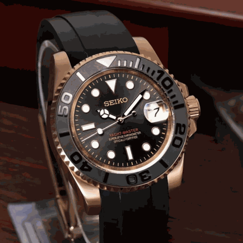 Modded Seiko Silver Seikomaster Diver Series - Modtime - MODTIME