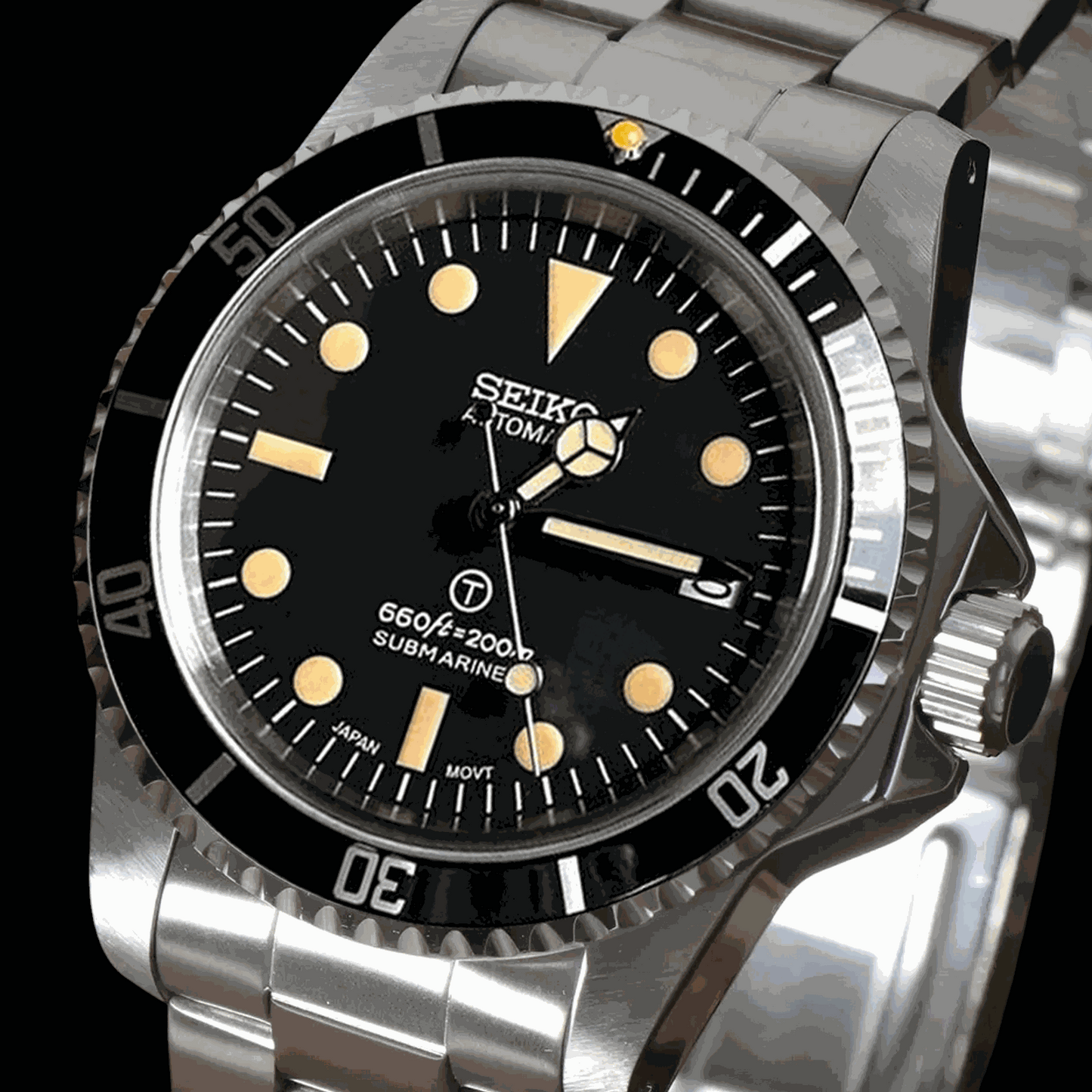 Seiko Mod Submariner Homage - Custom Vintage Collection