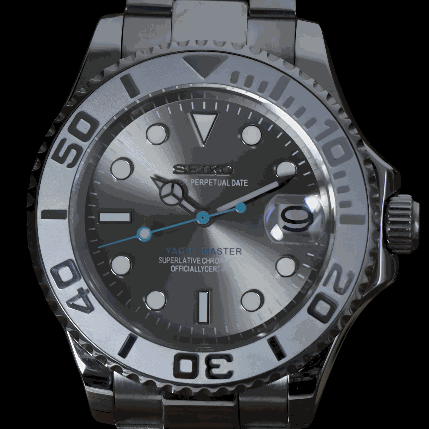 Modded Seiko Silver Seikomaster Diver Series - Modtime - MODTIME