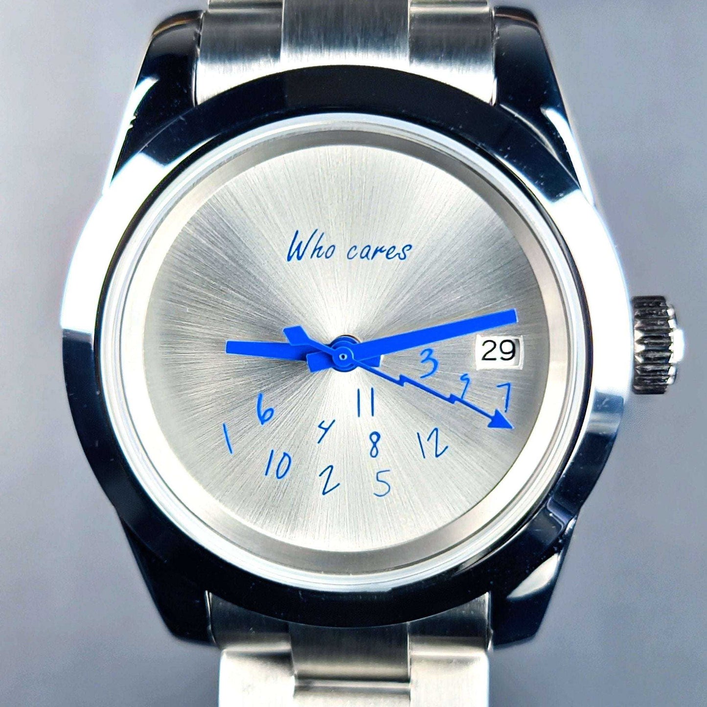 Modtime Seiko Mod Datejust "Who Cares" Custom Series Collection - MODTIME