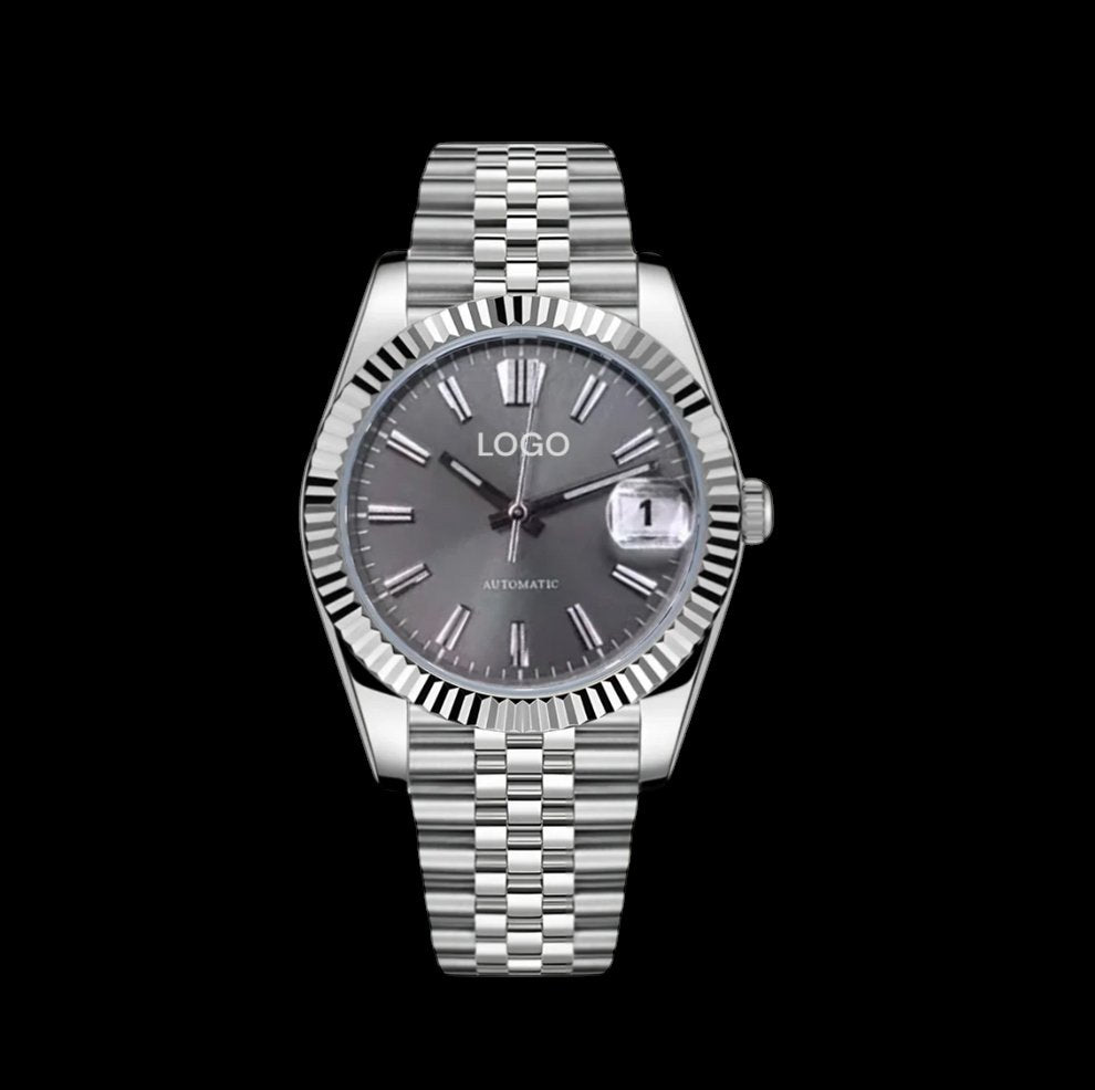 Custom made Seiko Datejust Grey dial jubilee bracelet