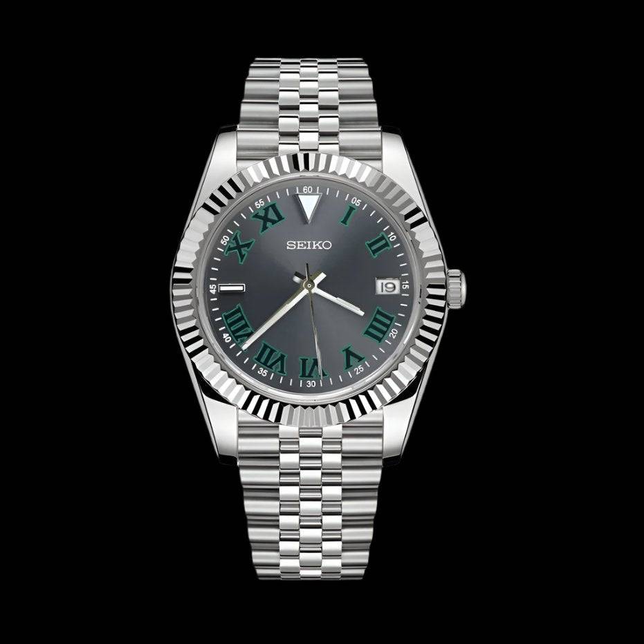 Seiko Mod Datejust Homage Dark Grey: Timeless Design