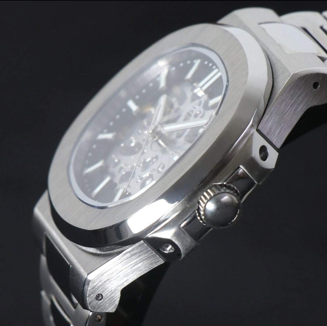 Seiko Mod Nautilus Skeleton Watch: Timeless Design - Modtime