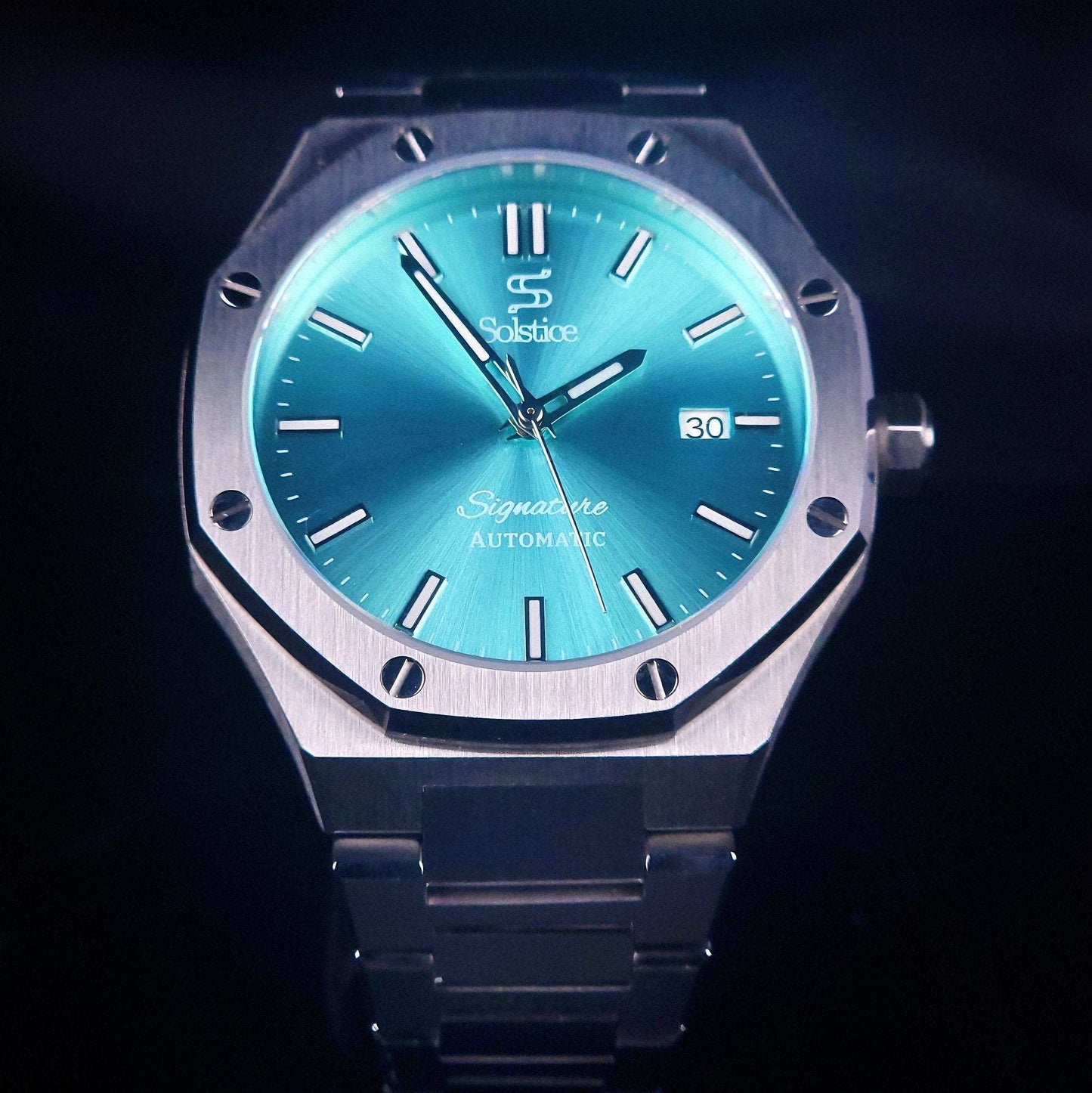 Seiko Mod Royal Oak limited Edition Tiffany Blue Dial