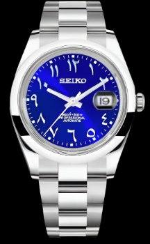 Seiko Mod DateJust Homage Arabic Dial Series - Modtime