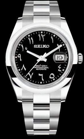 Seiko Mod DateJust Homage Arabic Dial Series - Modtime