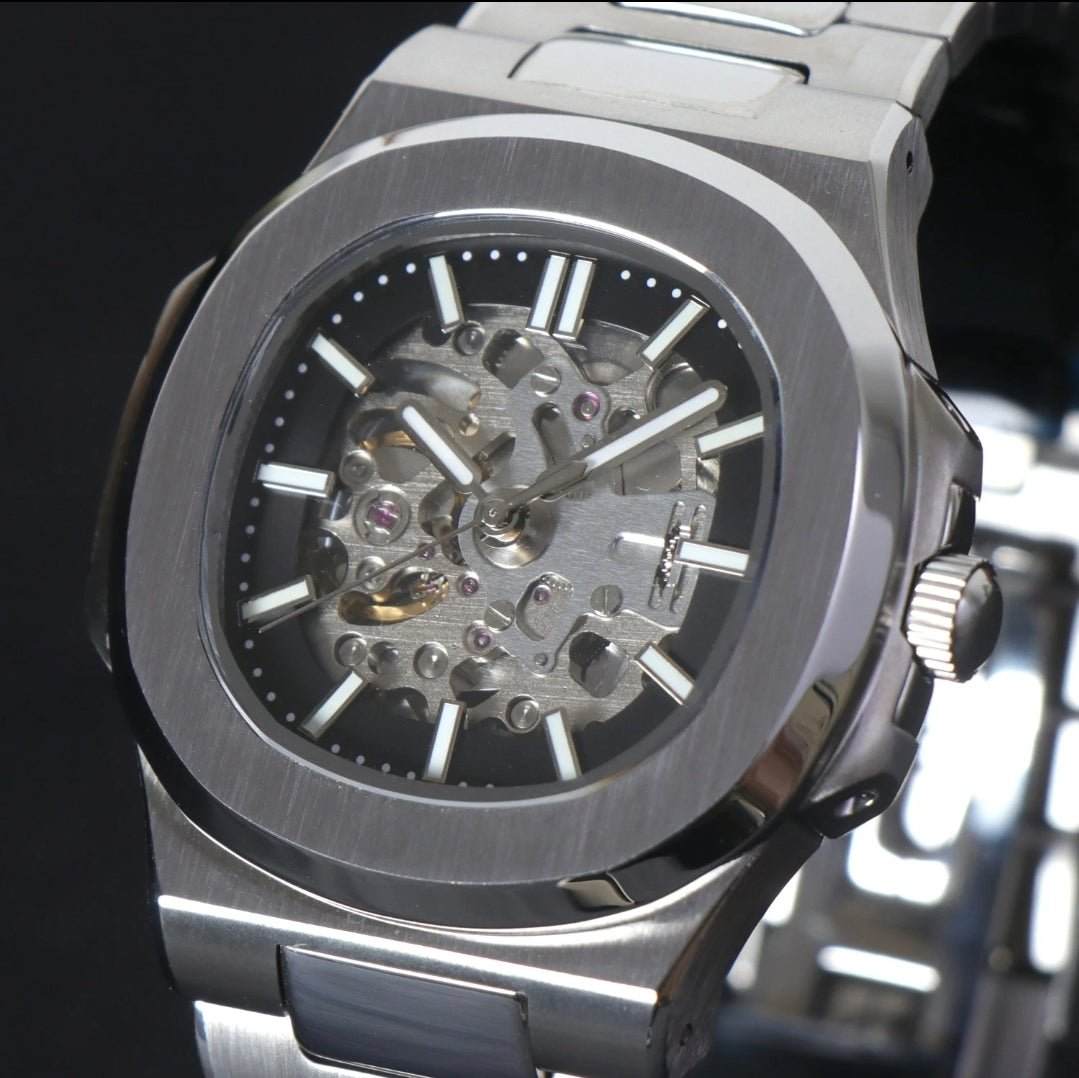 Seiko Mod Nautilus Skeleton Watch: Timeless Design - Modtime