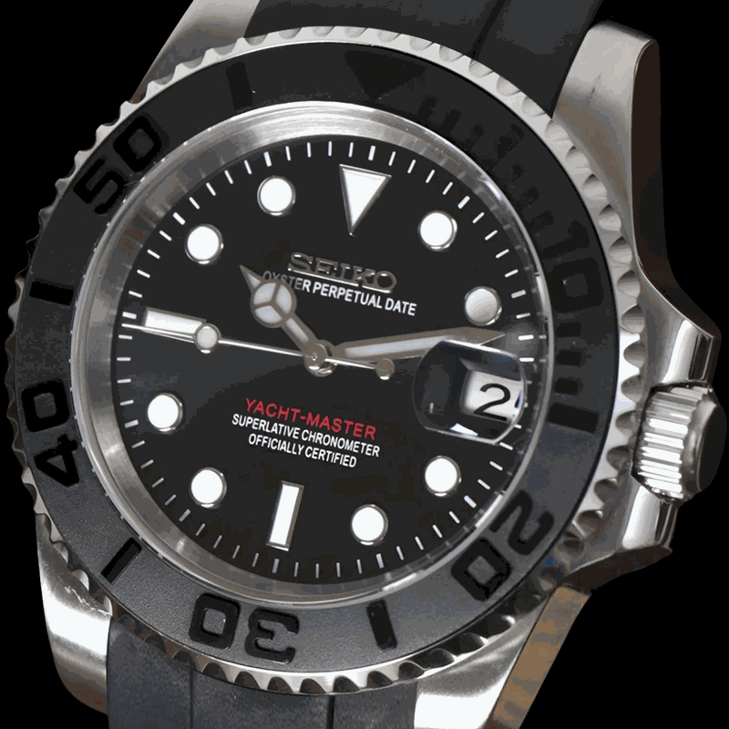 Modded Seiko Silver Seikomaster Diver Series - Modtime - MODTIME