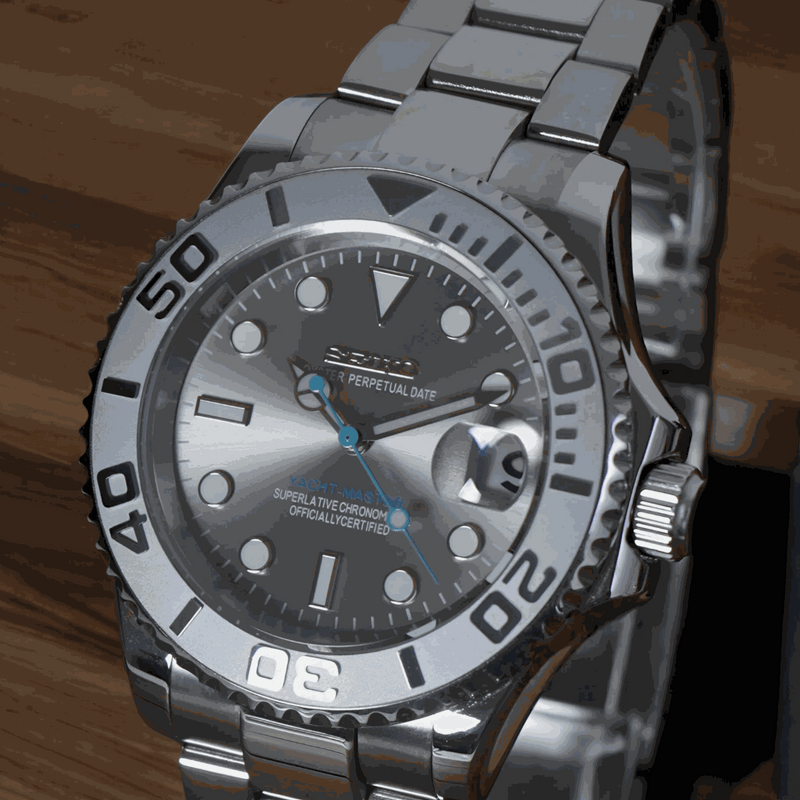 Modded Seiko Silver Seikomaster Diver Series - Modtime - MODTIME