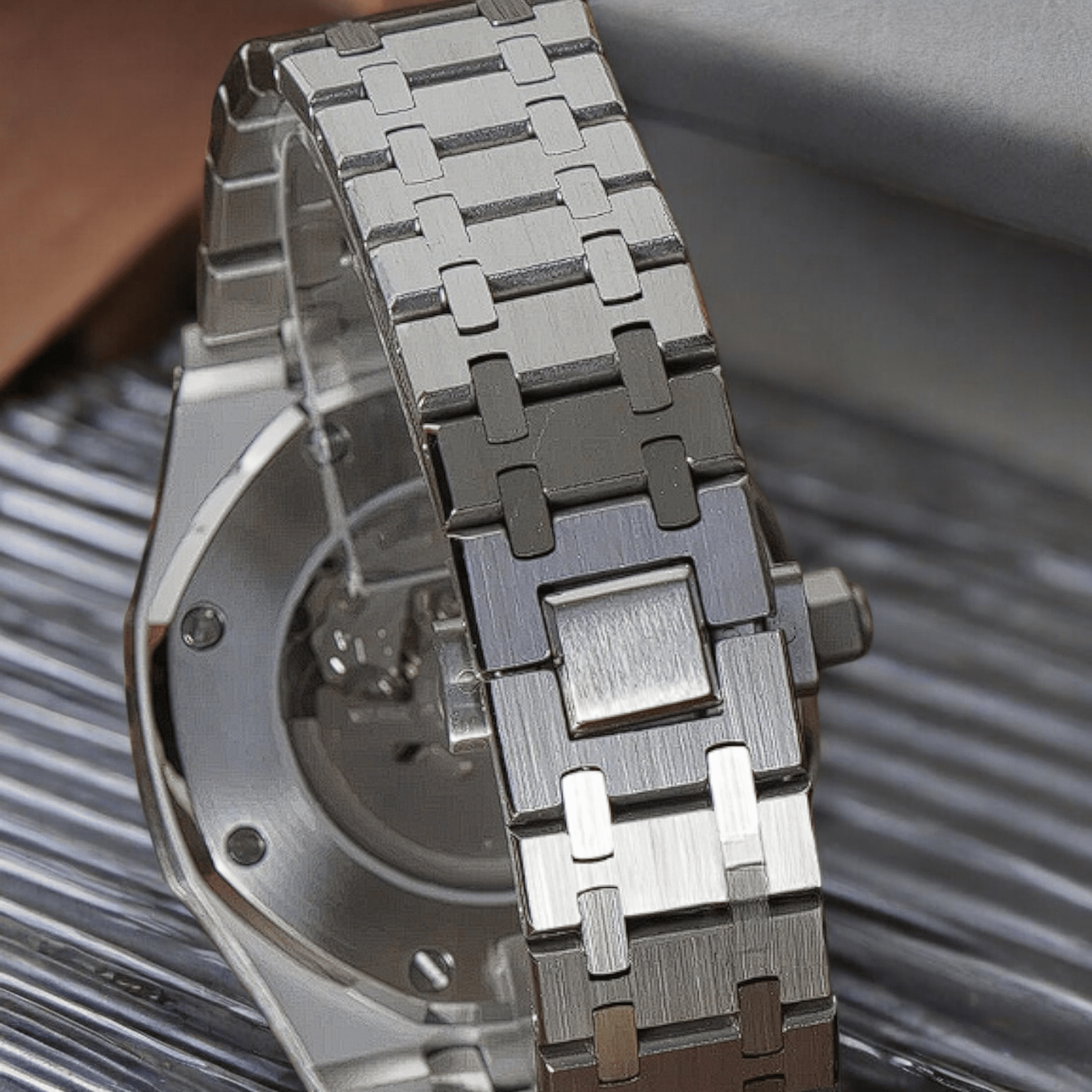 Modded Seiko Royal Oak Skeleton Design, Modern Technology