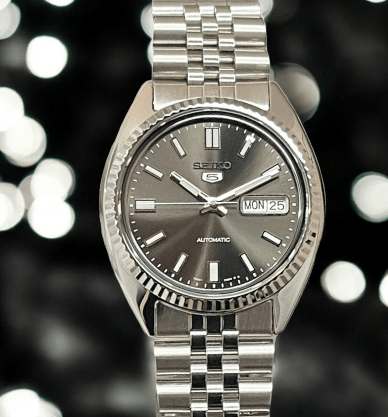 Seiko Mod Datejust Homage Silver Grey Dial -Timeless Design