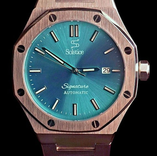 Seiko Mod Royal Oak Light Blue Dial