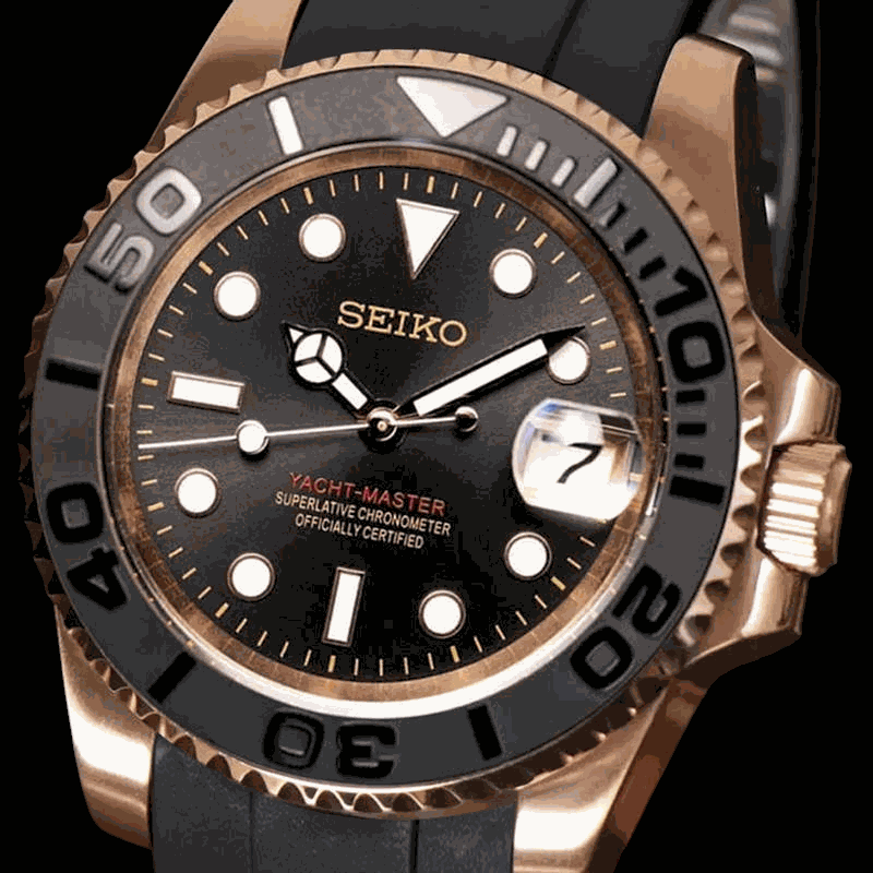 Modded Seiko Silver Seikomaster Diver Series - Modtime - MODTIME