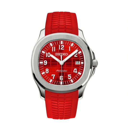 Seiko Mod Aquanaut Homage Custom Red Dial Series - Modtime