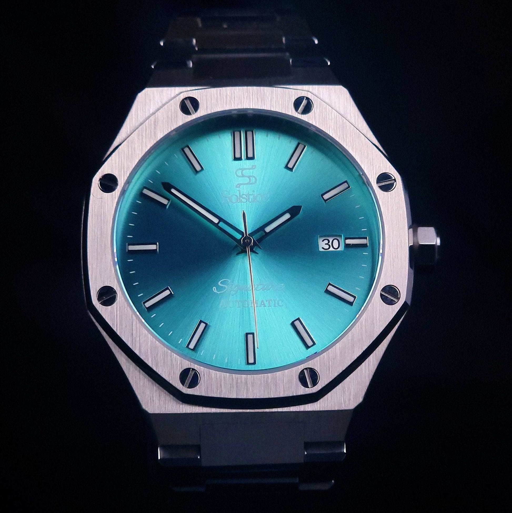 Seiko Mod Royal Oak limited Edition Tiffany Blue Dial