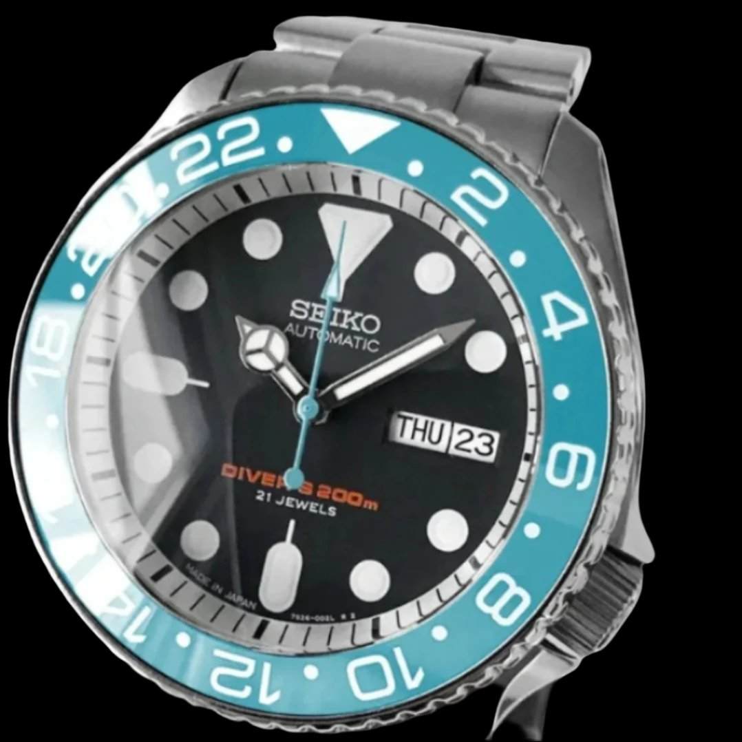 Seiko Mod Submariner Homage Tiffany Blue - Timeless Design